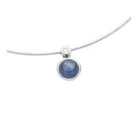 DUR Schmuck Kette POLARSTERN, Kyanit, Zirkonia Silber 925/- rhodiniert 42cm (K2932)