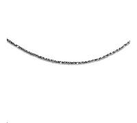 DUR Schmuck Kette Sternenstaub, rhodiniert aus 925er Sterling-Silber (K2248) 45cm