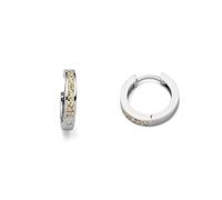 DUR Schmuck-Kollektion Marina, Anhänger, Creole, Kette aus 925er Sterling Silber, Strandsand und Lavasand P3135, O4958