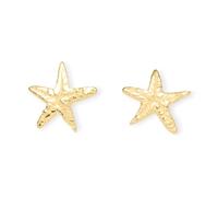 DUR Schmuck Ohrring Seestern Silber 925/- vergoldet (S1495)