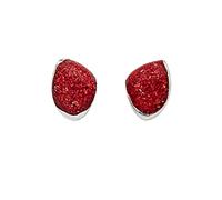 DUR Schmuck Ohrstecker KORALLENINSEL Koralle Silber 925/- rhodiniert (O5316)