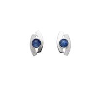 DUR Schmuck Ohrstecker Kyanit, Silber 925/- (O5764)