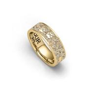 DUR Schmuck: Ring Lucky Dog 2.0" mit Strandsand, vergoldet, R6055 RingSize 56 (17.8)