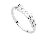 DUR Ring - Nordsee Schriftzug - R5942.54 - Sterling Silber rhodiniert - Gr. 54