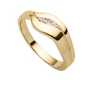 DUR Schmuck: Ring Silberschweif mit Strandsand, vergoldet, R5998 RingSize 62 (19.7)