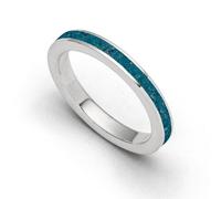 DUR Schmuck: Ring „Steinsand“ mit blauem Steinsand R5126 RingSize 60 (19.1)