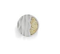 DUR Schmuck Schiebelement STRANDWELLEN Strandsand, Silber 925/-(F163) für Lederarmband