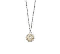 DUR Schmuck STEUERRAD 2.0 Strandsand Silber 925/- rhodiniert 42cm (K2664)