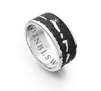 DUR Unisex Nachtring"Nordsee" aus 925er Silber Größe 68 (21.6) R4904.68, 68 (21.6)