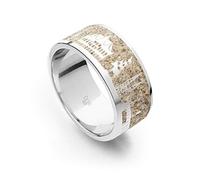 DUR Unisex Strandring"Bremen II" aus 925er Silber Größe 58 (18.5) R5174.58, 58 (18.5)