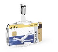 Durable Kartenhalter Rfid Secure Duo, Rfid Schutz für 2 Karten, Packung à 10 Stück, silber, 890223