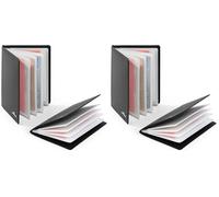 Durable Kreditkartenetui mit RFID Schutz, Kartenetui für 8 Karten, schwarz, 230958 (Packung mit 2)