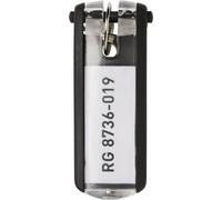 Durable 6er-Pack Schlüsselanhänger »Key Clip« schwarz