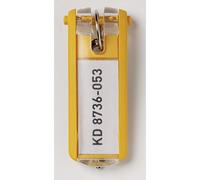 DURABLE Schlüsselanhänger KEY CLIP 24 x 68 x 15 mm (B x H x T) Kunststoff farbig sortiert 6 St./Pack.