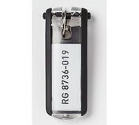 Durable 6er-Pack Schlüsselanhänger »Key Clip« schwarz