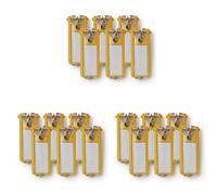 Durable Schlüsselanhänger Key Clip, 6 Stück, gelb, 195704 (Packung mit 3)