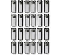 Durable Schlüsselanhänger Key Clip, einfach aufklappen & beschriften (Schwarz, 24er Set)