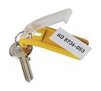 DURABLE Schlüsselanhänger rot 1957 03 6ST KEY CLIP
