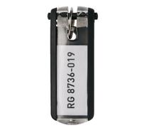 Durable 6er-Pack Schlüsselanhänger »Key Clip« schwarz