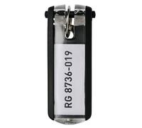 Durable 6er-Pack Schlüsselanhänger »Key Clip« schwarz