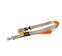 Durable Sicherheits-Schlüsselband reflektierend, mit Karabiner und Sicherheitsverschluss, 1 Stück, orange, 869209