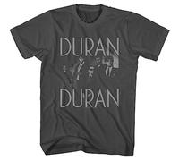 Duran Duran Music 7 und TRT Photo Herren-T-Shirt, kurzärmelig, 80er-Jahre-Musik, Vintage-Stil, Grafik-T-Shirts, Rauch, XL