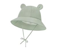 Durio Unisex Baby Kleinkinder Sonnenhut Kappe Mütze Fischerhut Strandhut Kinder Baby Mädchen Jungen Sommerhut UV Schutz UPF 50+ Grün 6-12 Monate