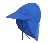 Durio Unisex Schirmmütze Kinder mit Nackenschutz Baby Sonnenhut UV SPF50+ mit Bindebänder Kleinkind Sommermütze saphirblau 2 Jahre-5 Jahre
