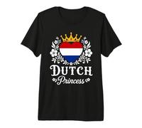 Dutch Princess Netherlands Flag Proud Dutch Girl Premium T-Shirt