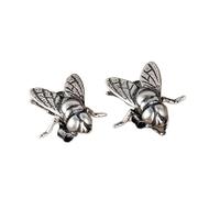 DUUDAH Ohrringe Sterling Silber, Ohrringe, Creolen, 925 Sterling Silber Fliegen Ohrstecker Punk Insekt Ohrstecker Kreative Stubenfliege Ohrring Piercing 925 Silber Schmuck