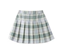 duxyoz Mädchen-Schulrock, halbelastische Taille, Schuluniform, Box-Faltenrock, lässiger Mini-Skaterröcke mit Shorts, elegant, schlicht, kariert, Tennis, Basic, A-Linie, Sommerröcke, Kleid, 4-15 Jahre