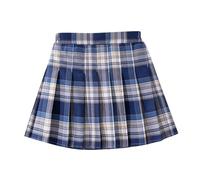 duxyoz Mädchen-Schulrock, halbelastische Taille, Schuluniform, Box-Faltenrock, lässiger Mini-Skaterröcke mit Shorts, elegant, schlicht, kariert, Tennis, Basic, A-Linie, Sommerröcke, Kleid, 4-15 Jahre