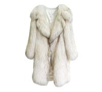 Dvbfufv Winter Damen Pelzmantel Damen Langer Warmer Pelzmantel Damen Casual Große Pelz Windjacke