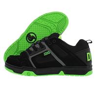 DVS Men's Comanche Black Charcoal Lime Low Top Sneaker Shoes 10