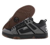 DVS Men's Comanche Charc Black White Nubuck Low Top Sneaker Shoes 11.5