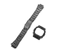 DW5600 Mod Kit Retro-Metallarmbandgehäuse, kompatibel mit Casio DW-5600 GW-B5600, modifiziertes Vintage-Uhrenarmband geschnitzter indischer Lünette aus 316L-Stahl(B Retro Style)