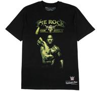 Dwayne The Rock Johnson Team Bring It Mitchell & Ness WWE Legend T-Shirt Schwarz - S