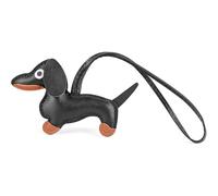 DWFEYOI 1 PCS Schlüsselanhänger Dackel, Süße Welpe Hundetasche Anhänger Leder Glücksbringer Dackel Keychain Geschenke für Lieblingsmensch Frauen Männer Kinder Geburtstag Schlüsselring