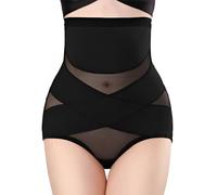 DWFEYOI Shapewear Damen Bauchweg Unterhose Hohe Taille Miederhose Miederslips Figurformende Bodywäsche Bauchkontrolle Miederpant Body Shaper,miederpants,shapewear damen bauchweg(XXL)
