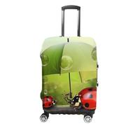 DWTJKMS Funny Ladybug Holding Umbrellas Luggage Cover Simple And Generous Suitcase Dust Cover Washable Scratch Resistant for 19-32 Inch Suitcase, Stil:, M, Kofferabdeckung