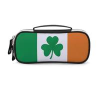DWVSFJM Federmäppchen aus PU-Leder, wasserdicht, tragbar, Make-up-Tasche mit Reißverschluss, fröhliche irische Feiertage, Federmäppchen für Bürobedarf, Make-up-Tasche