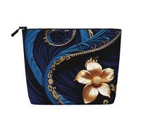 Dwvtfsm Elegante Make-up-Tasche für Damen, wasserdicht, Leinen, Reise-Kosmetik-Organizer, leichter Reißverschluss, Reise-Kulturbeutel, Organizer, Make-up-Pinsel, Aufbewahrungstasche