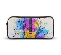 DWVTFSM Line of Notes Federmäppchen, große Kapazität, niedliches Federmäppchen, Make-up-Kosmetiktasche für Damen und Herren