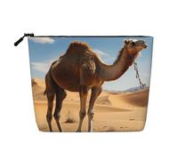 Dwvtfsm Make-up-Tasche für Damen, wasserdicht, Leinen, Reise-Kosmetik-Organizer, leichter Reißverschluss, Reise-Kulturbeutel, Organizer, Make-up-Pinsel, Aufbewahrungstasche