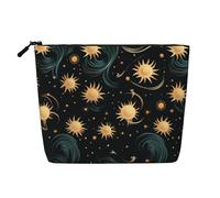 Dwvtfsm Make-up-Tasche für Damen, wasserdicht, Leinen, Reise-Kosmetik-Organizer, leichter Reißverschluss, Reise-Kulturbeutel, Organizer, Make-up-Pinsel, Aufbewahrungstasche