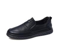 DXSYGMBN Herren Mokassins, Modische Lässige Slipper, Bequeme Arbeit Fahrschuhe,Schwarz,46 EU