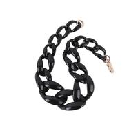 Dyale Vintage Big Acryl Rot Choker Halskette für Frauen Punk Große Harz Chunky Kette Kragen Anhänger Halsketten Geschenk, 19cm, Stein, Achat