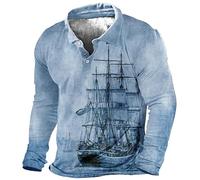 Dyhxuan Herrenhemden Langarm Freizeithemd Leinenhemd Vintage Schnürhemd Baumwolle Hemd Mittelalter Kostüm Halloween Hemden Angebote des Tages Heute Meine Bestellungen Anzeigen Blitzangebote des Tages