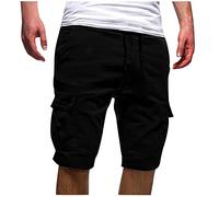 Dyhxuan Shorts Herren Kurze Hose Herren Tunnelzug Baumwolle Sommer Chino Casual mit Taschen Angebote des Tages Heute Meine Bestellungen Anzeigen Warehouse Deal Warehouse Deals Angebote Discounter