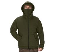 Dyhxuan Sweatjacke Herren Kapuzenpullover mit Sturmhaube Casual Reißverschluss Hoodie Winddicht Warme Sweatshirt Jacke Einfarbig Sportjacke Locker Langarm Kapuzenjacke Männer Frühling Trainingsjacke